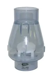 Valterra PVC Swing Check Valve Slip (No Spring) Clear 2" 1/2 lb Tension 200-C20