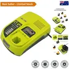 Versatile Battery Charger for Ryobi P117: 12V/18V Lithium & NiCad Safe Charging
