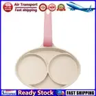 LF# Mini Non-stick Omelet Pan 2-hole Egg Frying Pan Skillet Kitchen Cookware (Pi
