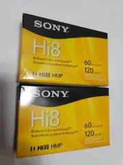 **NEW** Hi-8 HMPD 120 Minute 2-Pack Video Camcorder Cassette Tapes **SEALED**