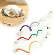 cat chew Rope, Catnip-Infused Organic Cotton chew Rope Toys for Cats, Celery Pets cat Toy, Toy Self-Entertainment Artifact