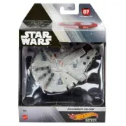 Hot Wheels Premium Star Wars Starships Millennium Falcon Metal Diecast Model Toy
