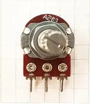 Switched Logarithmic Volume Control Potentiometer Splined Shaft A SWP (A20K)