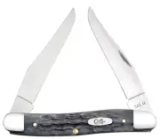 Case xx Knife Muskrat Pocket Worn Gray Bone 58418 Carbon Steel Pocket Knives