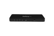 StarTech.com 4K HDMI Splitter - 4k 30Hz - 4 Port - Aluminum - Backward Compatible - HDMI Multi Port - HDMI Hub - Displays the sa