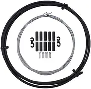 Road Cycle Shifter Cable Housing | Derailleur Cable & Housing Set | Professional Cycle Transmission Cable Housing with End Caps and S-Hooks for Mountain Cycle