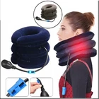Travel UShape Inflatable Neck Pillow Collar Head Support Pain Rest Relief Flight