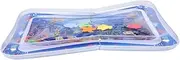 Abaodam Inflatable Water Play Mat for Boy Girl Sensory Cushion with Cartoon Patterns for Tummy and Early Development Safe and Reusable Newborn Water Cushion for Fun Learning
