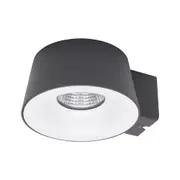 Cup Exterior Wall Light Dark Grey Aluminium 5000K - 19513