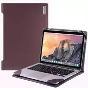 Broonel Purple Leather Laptop Case For CHUWI HeroBook Air 11.6" Laptop