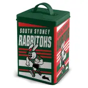 South Sydney Rabbitohs NRL Cookie Storage Tin with Full Colour Logo Design