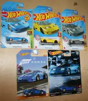 Hot Wheels 94 BUGATTI EB110 Lot Of 5 2021-23 CAR CULTURE EXOTIC ENVY Forza