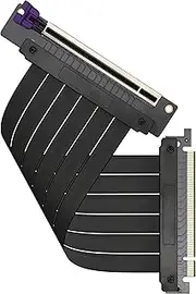 Cooler Master MasterAccessory Riser Cable PCIe 3.0 x16 V2 - EMI Shielded Ultra Flexible TPE Cable Reinforced PCI Slots Gold Pin Connectors Protective ABS Case - 200mm