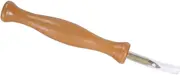 Gogogmee DIY Sewing Kit Wooden Handle Embroidery Pen Needle Felting Threader Embroidery Needle Tools