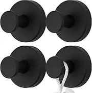 4 Pcs Suction Cup Hooks for Shower,Shower Hooks,Shower Hooks Suction Can Pull up to 15 lbs for Bathroom, Kitchen, Toilet, Restroom on Glass,Suction Hook Suitable for Hanging Towels Suction Hooks