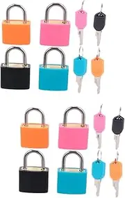 iplusmile Sets Backpack Locks Padlock Key Small Locks Keys for Suitcase Diary Book Security Pcs
