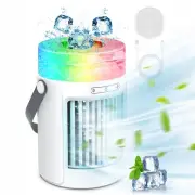 EMSA Mini Portable Air Conditioners Humidifier with 3 Speeds & 7 Colors Light...