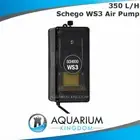 #SH930 Schego WS3 Aquarium Air Pump 350 L/H Fish Tank Aerator Oxygen Bubbles