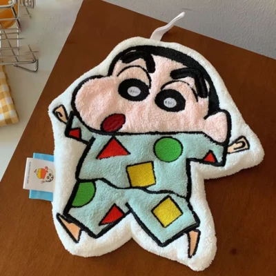 Anime Crayon Shin-Chan Hand Towel Kawaii Cute Bathroom Children Cartoon Towel C