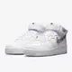 【NIKE】WMNS AIR FORCE 1 07 MID 休閒鞋 女鞋 蛇紋 白-DD9625101