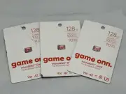 3 NEW Game Onn 128 GB Microsdxc Card For Nintendo Switch FREE SHIPPING