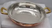 CU Artigiana Hammerred Copper Casserole10" Stock Pot / Skillet