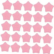 VALICLUD 25Pcs Natural Compressed Star Facial Cleaning Pads Reusable Makeup Remover Pads Soft for Daily Cleansing Convenient Travel Face Wipes for Women