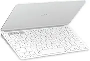 Logitech Keys-to-Go 2 Portable Wireless iPad Keyboard with Built-in Cover, Slim and Compact Wireless Keyboard for iPad, iPhone, Mac, and Apple TV, Easily Switch Between Devices - Pale Grey