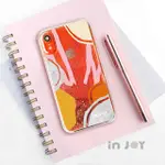 INJOY MALL IPHONE XS 繽紛盛夏 透明 閃亮 流沙手機殼