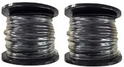 (2) rolls MM37 5/16" x 125' ft Master Mechanic Bulk Black Bungee Tie Down Cord