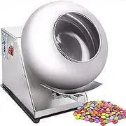 PP-Kic Electric Commercial Candy Polishing Machine, Automatic Tablet Coating Machine, Mini Chocolate Tray Filling Machine, Chocolate Molding Machine, Candy Coating, Tilt Angle