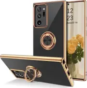 For Samsung Galaxy Note 20 Ultra Shockproof Ring Stand Holder Rugged Case Cover