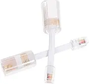 Homoyoyo Pcs Phone Cord Detanglers Rotating Anti-Tangle Swivel Adapters for Fixed Line Phone