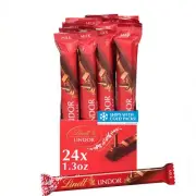 Lindt LINDOR Milk Chocolate Truffle Bar, Chocolate Candy Bar with Smooth Center,