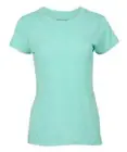 Women's Teal blue Tri-Blend Tee Shirt Size Small Boxercraft activewear