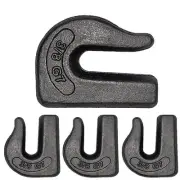 3/8 inch Weld On Grab Hooks, 4PCS Heavy Duty Clevis Grab Hook, G70 Tractor Bu...