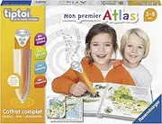 Ravensburger - Tiptoi Interactive Reader Complete Set - My First Atlas Book in French - Electronic Educational Games - from 5 Years - 00032
