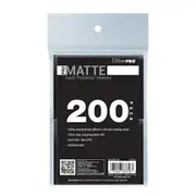 Ultra Pro: PRO-Matte Standard Deck Protector Sleeves 200ct Bundle - Black