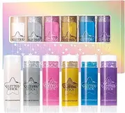 Face and Body Glitter | 6 Colors Shine Stick Makeup - Sweatproof Body Shimmering Glitter for Stage Performance Beach Halloween Cheerleading Dance Competition Carnival Cosplay