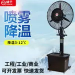 揚子工業噴霧風扇霧化降溫大功率落地戶外加濕加水加冰噴水電風扇 森馬先生旗艦店