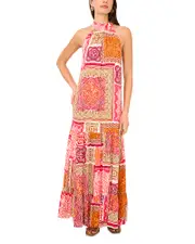 Vince Camuto Printed Sleeveless Dress