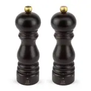 - Paris u’Select Salt and Pepper Mill Set - Adjustable Grinder - Beechwood Ch...