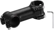 sourcing map 31.8mm Bike Stem 17 Degree 80mm Aluminum Alloy Bicycle Handlebar Stem with Hex Wrench for Mountain Road Bike BMX MTB Cycling, Black