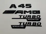 Mercedes Benz A45 AMG TURBO 4MATIC Badge A Class Gloss Black