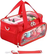 T-onies Carry Case, Carrying Case for Tonie Box S-tarter Set, Carrying Case for Toniebox, Speaker Storage Bag for Toniebox S-tarter, Travel Storage Felt Bag with Handle for Audio Player