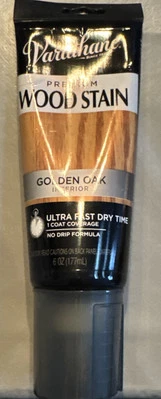 Varathane Rust Oleum Premium Wood Stain Golden Oak 6oz Tube New, Bx5