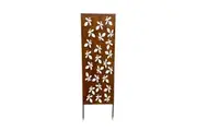 Willow & Silk Rust Laser-cut Garden Screen Stake Home Decor/Ornament 45x150cm