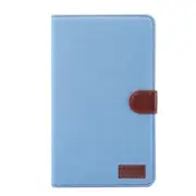 For Huawei MediaPad T3 8.0 Denim Texture Horizontal Flip Leather Case with Holder & Card Slots & Wallet & Photo Frame(Baby Blue)