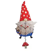 Allen Designs 6012445 Wren The Gnome Wall Clock 9 x 15"