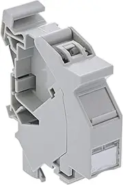 InLine® Cat.6A Keystone SNAP-in Module for DIN Rail 10Gbps Network Adapter Shielded Tool Free Mounting Compatible with Standard DIN Rail 76203D
